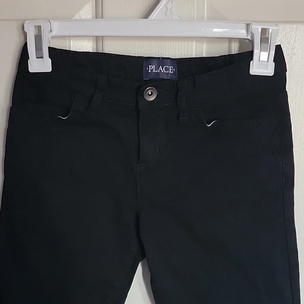 Childrens Place boys black shorts, size 10.
